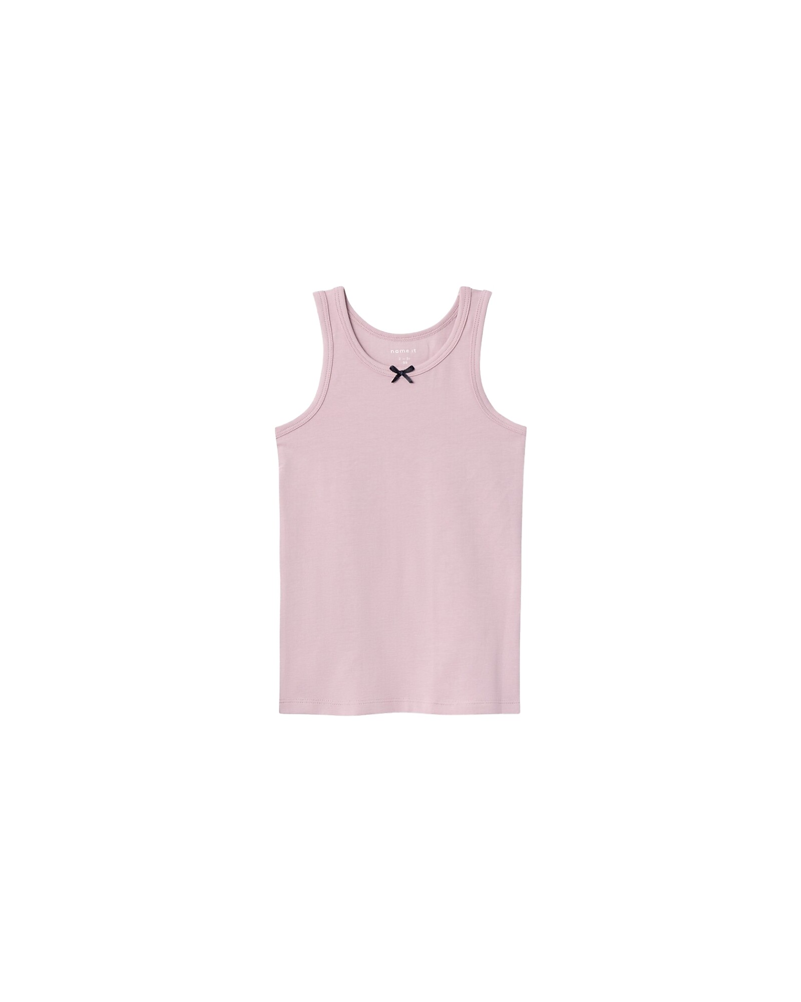 Name it Pack of 2 Tank Tops - Powder Pink and Cream with Flower Pattern -  Cotton unisex (bambini)