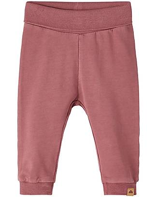 Name it Pants - Deco Rose - with Elasticated Waist - Organic Cotton Trousers