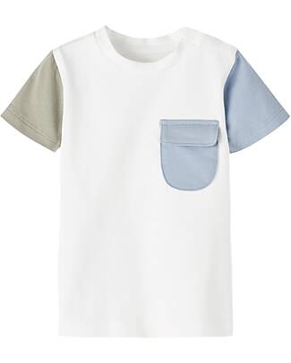 Name it Pocket T-Shirt - Bright White - Organic Cotton T-shirts