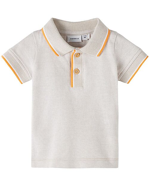 Name it Polo T-shirt - Humus - 100% Organic Cotton T-shirts