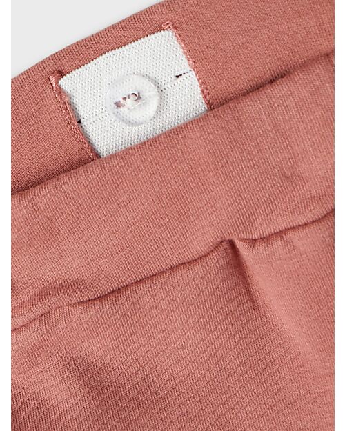 Name it Printed Leggings - Light Mahogany - Organic Cotton Trousers