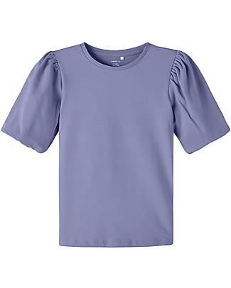 Name it Puff Sleeve Shirt - Persian Violet - Cotton T-shirts