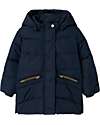 Name it Puffer Jacket with Zip - Dark Sapphire - Detachable Hood Down Jacket