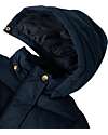 Name it Puffer Jacket with Zip - Dark Sapphire - Detachable Hood Down Jacket