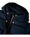 Name it Puffer Jacket with Zip - Dark Sapphire - Detachable Hood Down Jacket