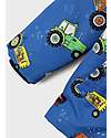 Name it Raincoat with Zip - Nautical Blue - Tractors - with Detachable Hood Waterproof