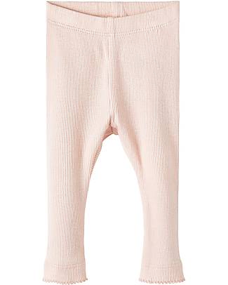 Name it Ribbed Stretch Leggings - Rose Smoke - Organic Cotton Leggings