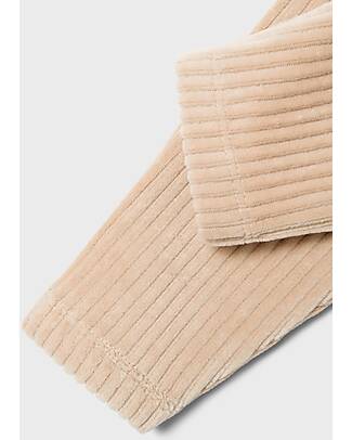 Name it Ribbed Trousers - with Cuffed Waist - Oxford Tan - Velvet Effect Trousers