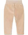 Name it Ribbed Trousers - with Cuffed Waist - Oxford Tan - Velvet Effect Trousers