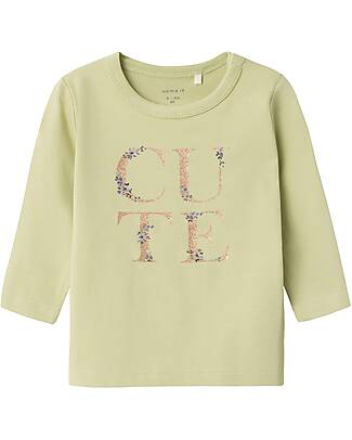 Name it Shirt with 3/4 Sleeves - Cute - Lint - Organic Cotton T-shirts