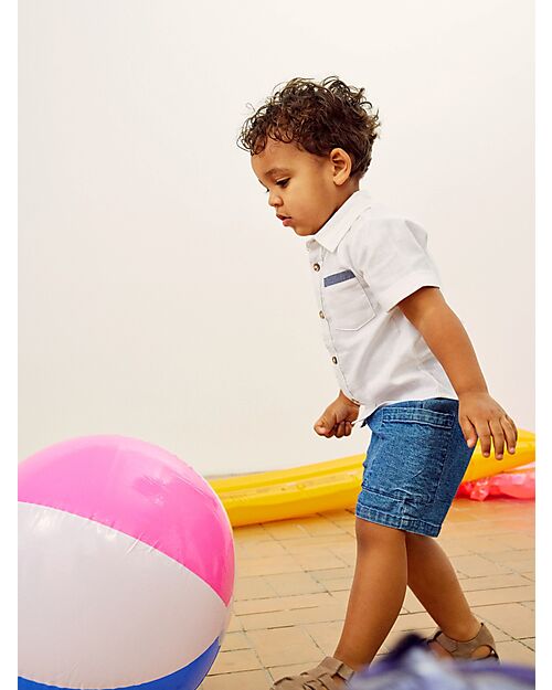 Name it Shirt with Pocket - Bright White - 100% Cotton Shirts And Blouses