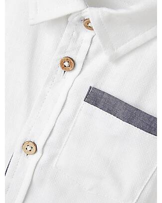 Name it Shirt with Pocket - Bright White - 100% Cotton Shirts And Blouses