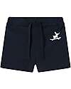 Name it Short - Dark Sapphire - Dog on Skateboard - Organic Cotton Shorts