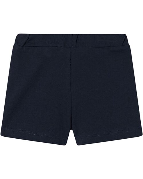 Name it Short - Dark Sapphire - Dog on Skateboard - Organic Cotton Shorts