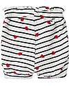 Name it Short Pants with Drawstring - Jet Stream - Stripes - Ladybugs - Organic Cotton Shorts