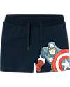 Name it Short Shorts with Drawstring - Dark Sapphire - Marvel - Cotton Shorts