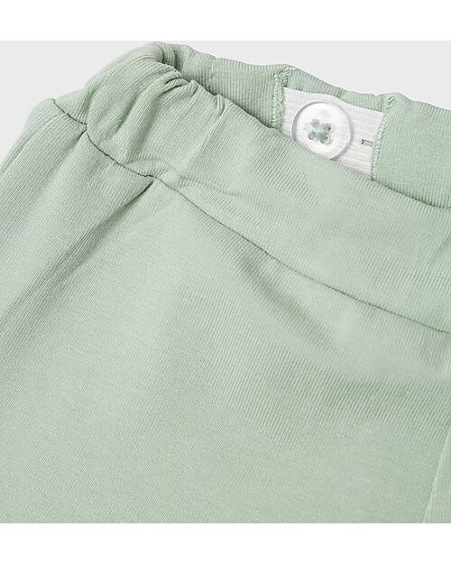 Name it Short - Silt Green - Paw Print - Organic Cotton Shorts