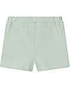 Name it Short - Silt Green - Paw Print - Organic Cotton Shorts