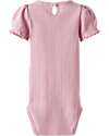 Name it Short Sleeve Bodysuit - Cameo Pink - 100% Organic Cotton Short Sleeves Bodies