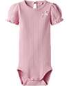 Name it Short Sleeve Bodysuit - Cameo Pink - 100% Organic Cotton Short Sleeves Bodies