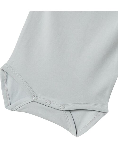 Name it Short Sleeve Bodysuit - Pearl Blue - Organic Cotton Short Sleeves Bodies