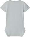 Name it Short Sleeve Bodysuit - Pearl Blue - Organic Cotton Short Sleeves Bodies