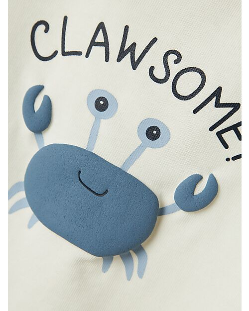 Name it Short Sleeve Jersey - Crab - White T-shirts