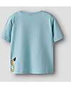 Name it Short Sleeve Jersey - Giraffe - Light Blue - Cotton T-shirts