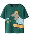 Name it Short Sleeve T-Shirt - Dog - Green - 100% Cotton T-shirts