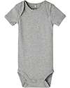 Name it Short-Sleeved Bodysuit 3 Packs - White/Grey/Black - Organic Cotton Short Sleeves Bodies