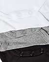 Name it Short-Sleeved Bodysuit 3 Packs - White/Grey/Black - Organic Cotton Short Sleeves Bodies