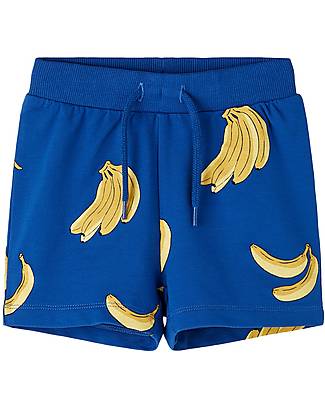 Name it Short Sweatpants - Blue - Surf the Web - Cotton Shorts