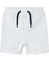 Name it Short Sweatpants - with Drawstring - Light Grey - 100% Cotton Shorts
