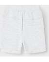 Name it Short Sweatpants - with Drawstring - Light Grey - 100% Cotton Shorts