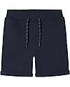 Name it Short Sweatpants - with Drawstring - Navy - 100% Cotton Shorts