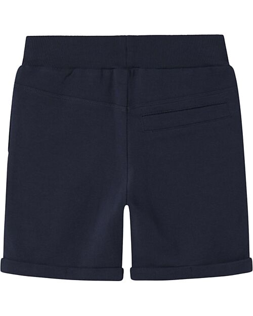 Name it Short Sweatpants - with Drawstring - Navy - 100% Cotton Shorts