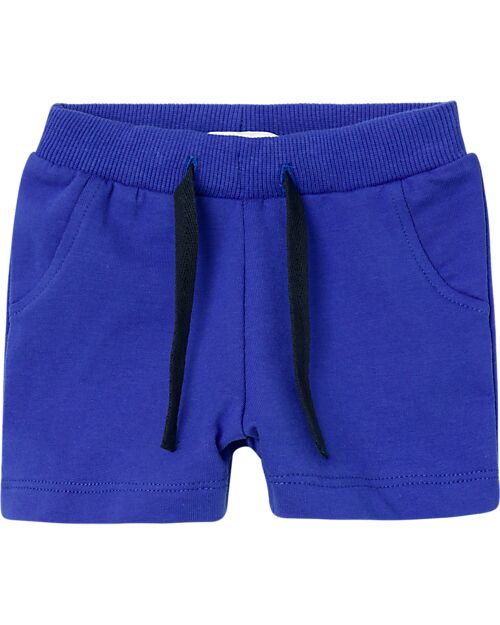 Name it Short with Drawstring - Clematis Blue - Organic Cotton Shorts