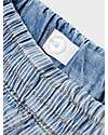 Name it Shorts - Light Blue Denim - White Stripes - 100% Cotton Shorts