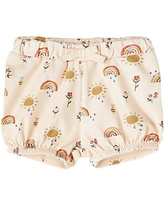 Name it Shorts - Summer Pattern - Créme De Peche - Organic Cotton Shorts