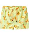 Name it Shorts Swimwear - Sunny Lime - Crabs - 100% Recycled Material Swimming Trunks