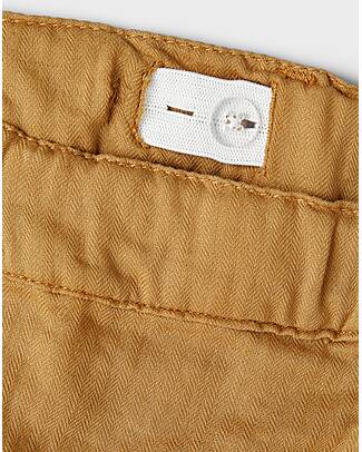 Name it Shorts with Side Pockets - Bistre - 100% Cotton Shorts