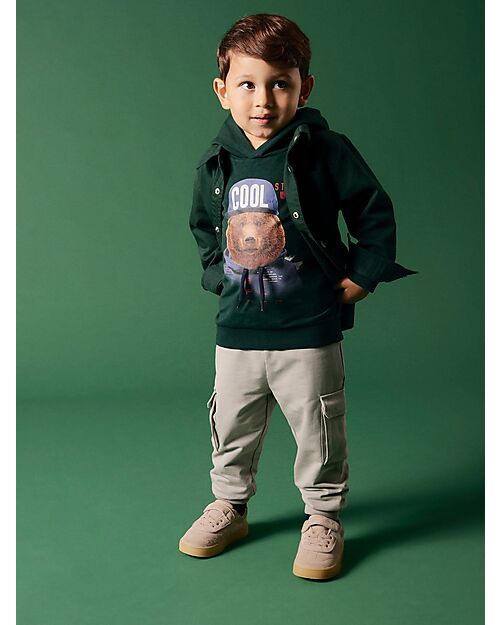 Name it Side Pocket Sweatpants - Wild Dove - Cotton Trousers