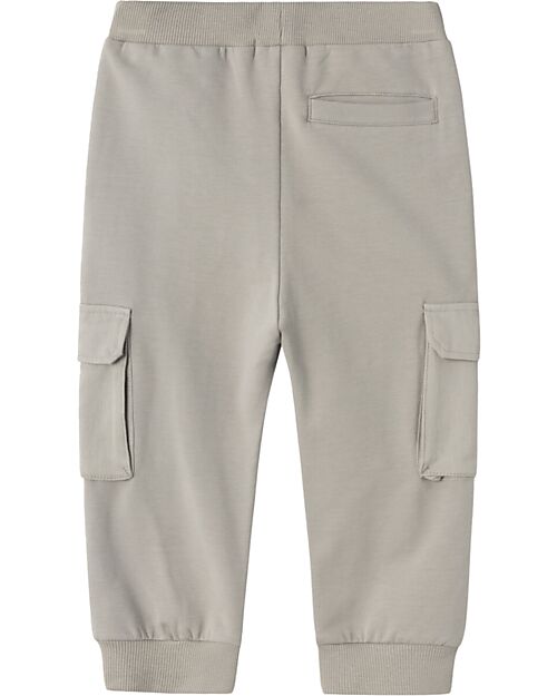Name it Side Pocket Sweatpants - Wild Dove - Cotton Trousers