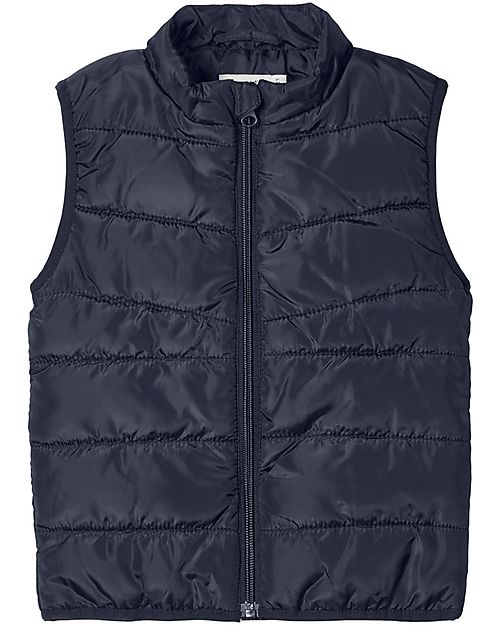 Name it Sleeveless Down Jacket with Zip - Dark Sapphire Down Jacket
