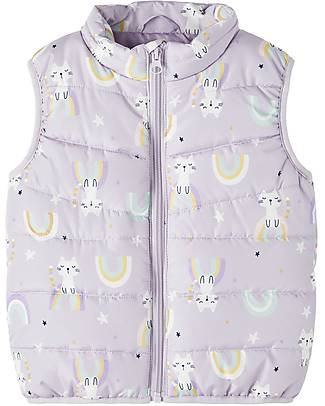 Name it Sleeveless down jacket with Zip - Orchid Petal Down Jacket