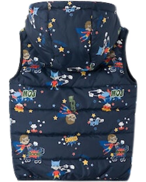 Name it Sleeveless gilet - Hood Hero - Bang Print - Hooded Down Jacket