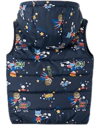 Name it Sleeveless gilet - Hood Hero - Bang Print - Hooded Down Jacket