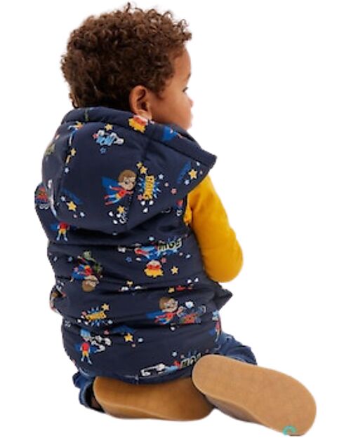 Name it Sleeveless gilet - Hood Hero - Bang Print - Hooded Down Jacket