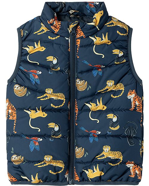 Name it Sleeveless Vest - Big Dipper - Animals Down Jacket