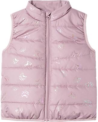 Name it Sleeveless Vest - Mauve Shadow - Cats Down Jacket